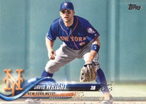 2018 topps series 2#588 david wright new york mets baseball card – gotbaseballcards