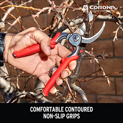 Corona BP 7100D Forged DualCUT Bypass Hand Pruner, 1-Inch Cut, Steel