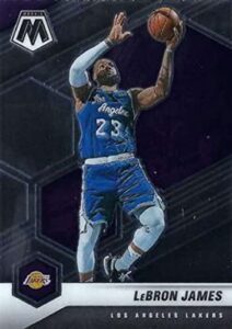 2020-21 panini mosaic #81 lebron james los angeles lakers nba basketball trading card