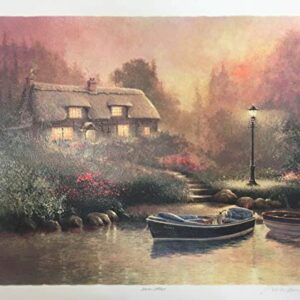 Haven Cottage (Nature Landscape Decor Art Framed)