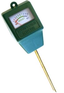 indoor/outdoor moisture sensor meter with full color instruction card, soil water monitor, plant care, garden,lawn