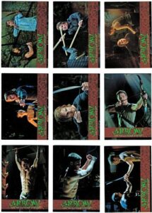 arrow season one training complete 9 card copper bronze variant foil chase set