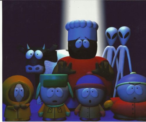 South Park Chef Kyle Kenny Cartman Cow Aliens 8x10 Photo SPK1001