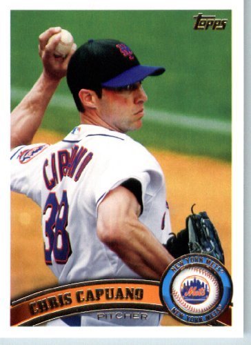 2011 Topps Baseball Card #404 Chris Capuano - New York Mets - MLB Trading Card (Series 2)