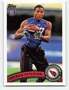 football nfl 2011 topps #267 patrick peterson rc rookie cardinals