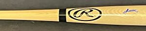 Andres Gimenez Cleveland Indians Autographed Signed Blonde Baseball Bat BECKETT ROOKIE COA