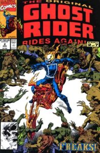 original ghost rider rides again, the #2 fn ; marvel comic book | reprints 70 71