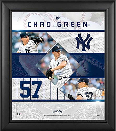 Chad Green New York Yankees Framed 15" x 17" Stitched Stars Collage - MLB Player Plaques and Collages