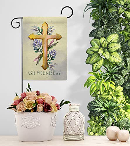 Angeleno Heritage Ash Wednesday Garden Flag Set Wall Hanger Religious Faith Hope Grace Peace Dove Christian Religion Easter House Decoration Banner Small Yard Gift Double-Sided, Made in USA