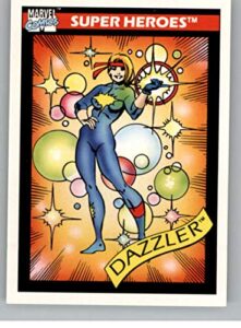 1990 impel marvel universe #13 dazzler non sport entertainment trading card in raw (nm or better) condition