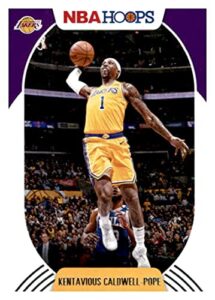 basketball trading card nba 2020-21 panini hoops #74 kentavious caldwell-pope nm near mint lakers