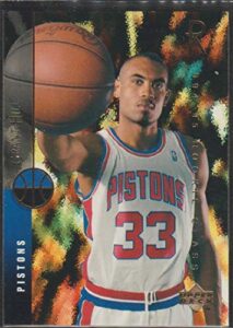 1994-95 upper deck grant hill pistons rookie basketball card #157
