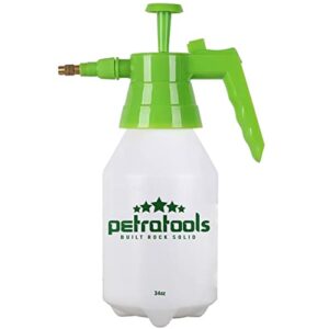 petratools neem oil sprayer hd1 – garden sprayer, hand pump sprayer, portable water sprayer for plants, chemical sprayer, plant sprayer mister, bottle sprayer, hand sprayer (34oz)
