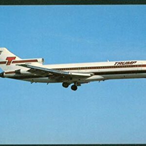 President Trump Shuttle Airline Airplane Boeing 727 Washington DC National Airport Postcard