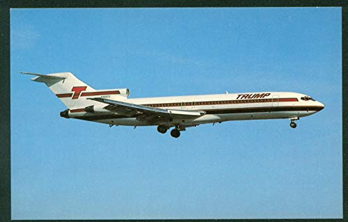 President Trump Shuttle Airline Airplane Boeing 727 Washington DC National Airport Postcard