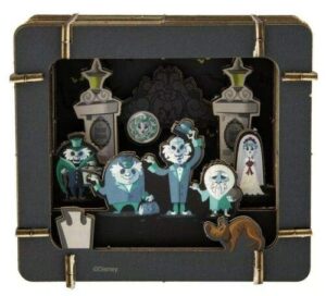 disney parks – haunted mansion paper 3d diorama set