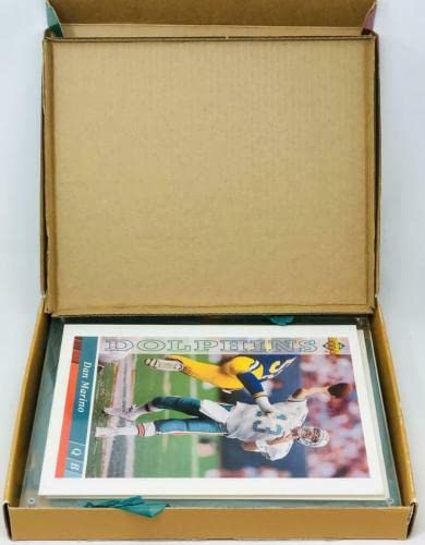 Upper Deck Authenticated Memorabilia 12x10 Photo Card Dan Marino Autograph - Unsigned Football Cards