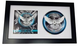 hollywood undead band signed autograph new empire, vol. 1 framed cd display acoa