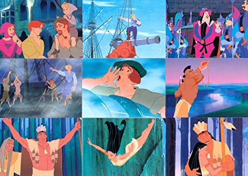 POCAHONTAS MOVIE 1995 SKYBOX COMPLETE BASE CARD SET OF 90 JOHN SMITH DISNEY