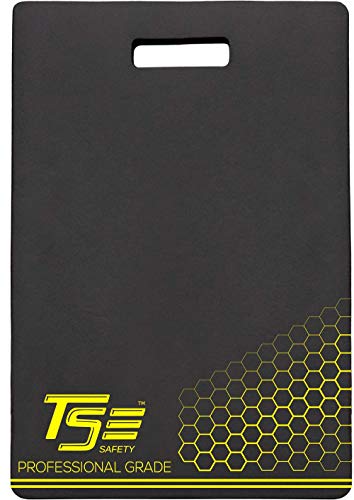 TSE Safety True Flex Protective Kneeling Pad, Premium Quality Neoprene Pad, Heavy Duty Stabilization, Easy to Carry Handle, Comfortable Ergonomic Design Kneeling Mat