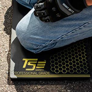 TSE Safety True Flex Protective Kneeling Pad, Premium Quality Neoprene Pad, Heavy Duty Stabilization, Easy to Carry Handle, Comfortable Ergonomic Design Kneeling Mat