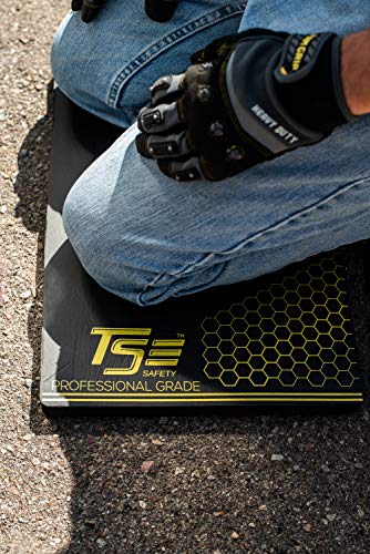 TSE Safety True Flex Protective Kneeling Pad, Premium Quality Neoprene Pad, Heavy Duty Stabilization, Easy to Carry Handle, Comfortable Ergonomic Design Kneeling Mat