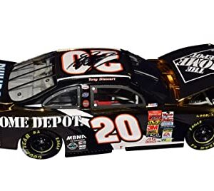 AUTOGRAPHED 2002 Tony Stewart #20 The Home Depot WINSTON CUP CHAMPION (Race Fans Only) 24K GOLD Joe Gibbs Racing Vintage Signed 1/24 Scale NASCAR Diecast with COA (1 of only 2,508 produced)