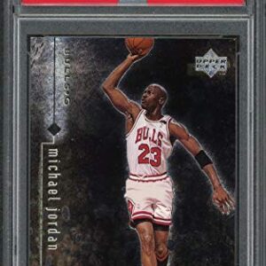 Michael Jordan 1998 Upper Deck Black Diamond Basketball Card #8 Graded PSA 9 MINT