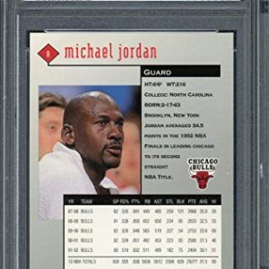 Michael Jordan 1998 Upper Deck Black Diamond Basketball Card #8 Graded PSA 9 MINT