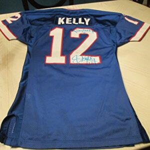 JIM KELLY GAME Worn & Signed 1993 Buffalo Bills Jersey -Lelands Full Letter of Authenticity