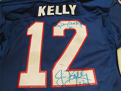 JIM KELLY GAME Worn & Signed 1993 Buffalo Bills Jersey -Lelands Full Letter of Authenticity