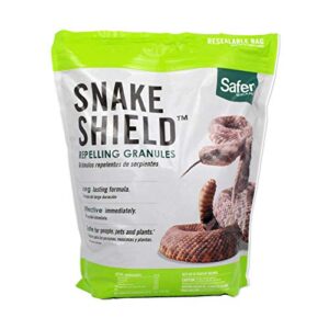 safer 5951 snake shield granular repellent – outdoor snake repelling granules 4lb snake shield repellent – repels againts poisonous and non-poisonous snakes