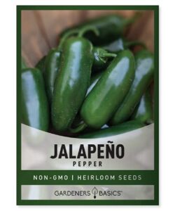 jalapeno pepper seeds for planting heirloom non-gmo jalapeno peppers plant seeds for home garden vegetables makes a great gift for gardeners by gardeners basics