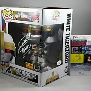 Jason David Frank Signed Mighty Morphin Power Rangers White Tigerzord 6" Funko Pop Vinyl Figure w/JSA COA