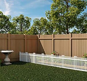 Zippity Outdoor Products ZP19056 No Dig Roger Rabbit Garden Fence (3 Pack), White, 24" W x 22" H