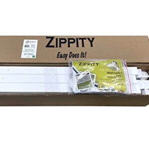 Zippity Outdoor Products ZP19056 No Dig Roger Rabbit Garden Fence (3 Pack), White, 24" W x 22" H