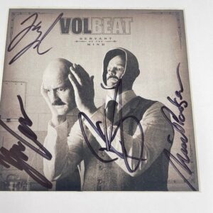 Volbeat Band Signed Autographed Servant of the Mind Framed CD Display ACOA COA