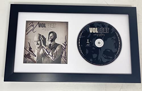 Volbeat Band Signed Autographed Servant of the Mind Framed CD Display ACOA COA