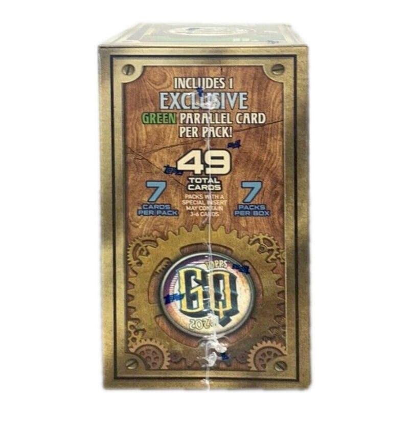 2022 Topps Gypsy Queen Baseball Factory Sealed Blaster Box 7 Packs of 7 Cards. 49 Cards in all Chase rookie cards of an generational talent rookie Wander Franco, and more Look for exclusive Green Parallel Cards Blasters are my personal favorite to open fo