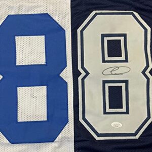 Ceedee Lamb Dallas Cowboys Signed Autograph Custom Jersey Rare HALF/HALF JSA Witnessed Certified