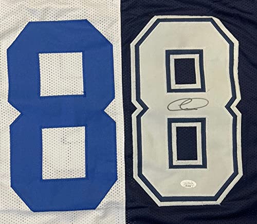 Ceedee Lamb Dallas Cowboys Signed Autograph Custom Jersey Rare HALF/HALF JSA Witnessed Certified