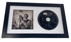 volbeat band signed autographed servant of the mind framed cd display acoa coa
