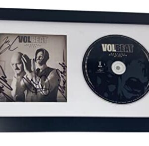 Volbeat Band Signed Autographed Servant of the Mind Framed CD Display ACOA COA