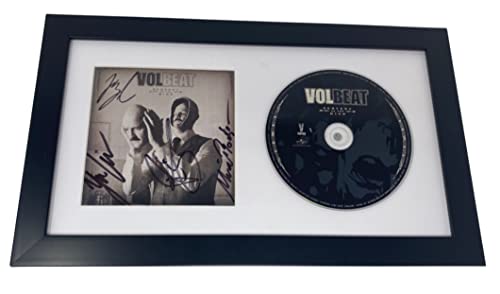 Volbeat Band Signed Autographed Servant of the Mind Framed CD Display ACOA COA