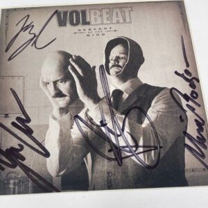 Volbeat Band Signed Autographed Servant of the Mind Framed CD Display ACOA COA