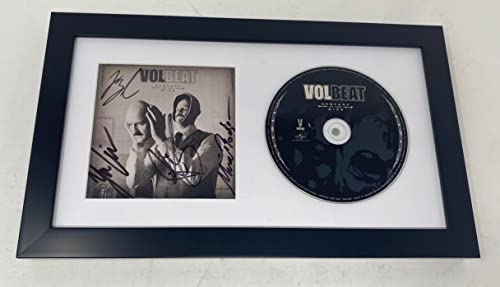 Volbeat Band Signed Autographed Servant of the Mind Framed CD Display ACOA COA