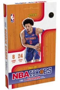 2021/22 panini hoops nba basketball hobby box (24 pks/bx)