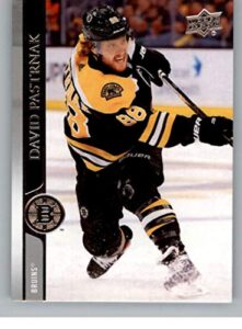 2020-21 upper deck series 1#18 david pastrnak boston bruins hockey card