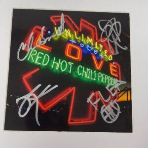 Red Hot Chili Peppers Band Signed Autograph Unlimited Love Framed CD Display COA