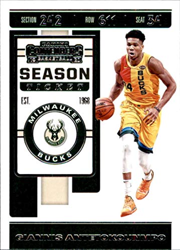 2019-20 Panini Contenders Basketball #33 Giannis Antetokounmpo Milwaukee Bucks Basketball Card